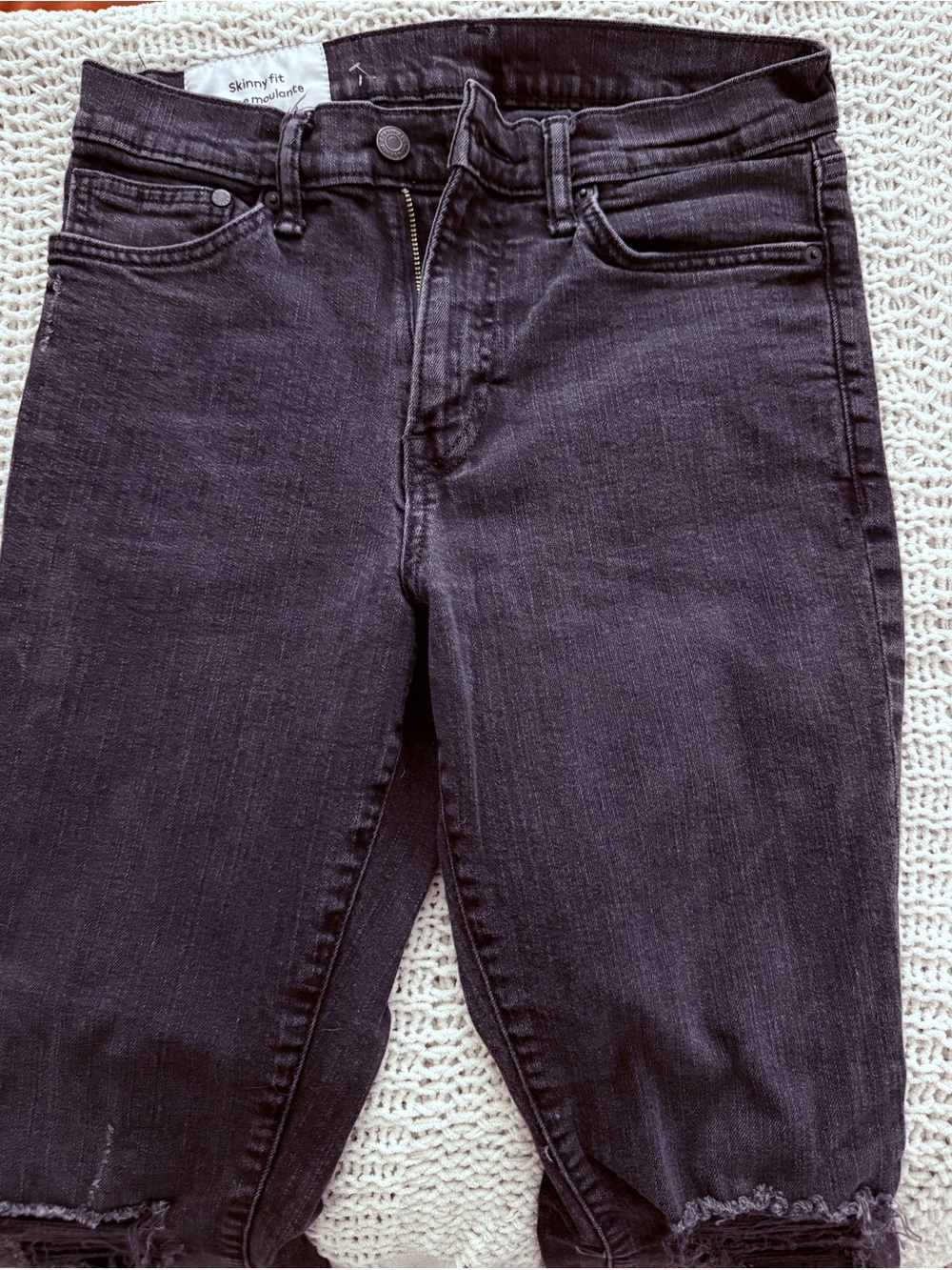 H&M Men's Charcoal Skinny Jeans